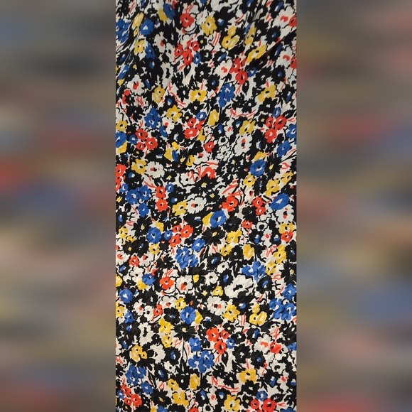 Veronica Beard Silk Mena Top In Multi Black Size 6 - Picture 7 of 11